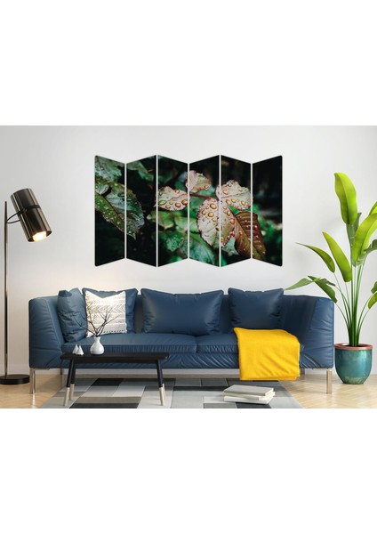 Su Damlası Yapraklar Mdf TABLO-0722 Model-B modelleri