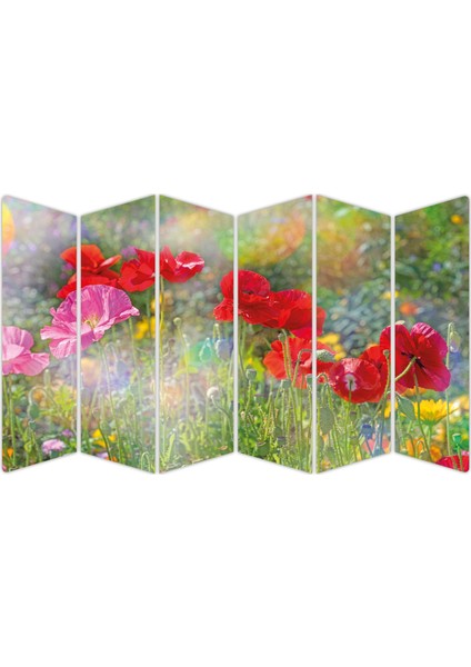 Gelincik Çiçeği Mdf TABLO-0803 Model-B