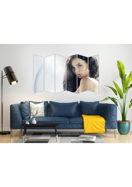 Kadın Saç Modeli Kuaför Mdf TABLO-1025 Model-B modelleri