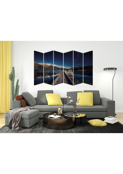 Ahşap Iskele Yıldızlar Mdf TABLO-2313 Model-B