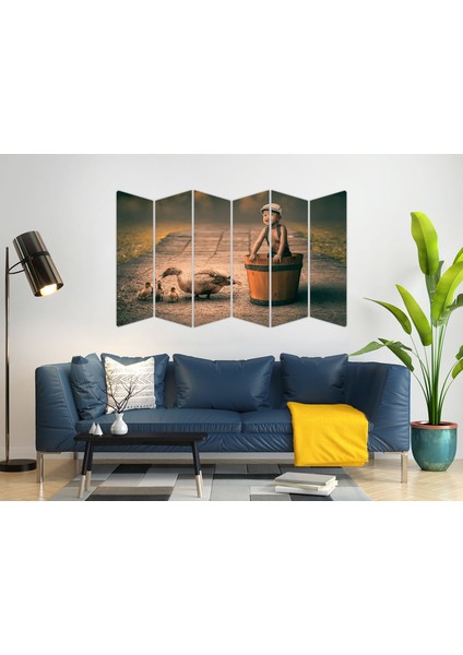 Ördek ve Çocuk Mdf TABLO-2709 Model-B