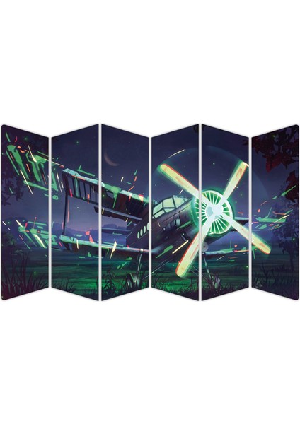 Uçak Digital Art Mdf TABLO-2951 Model-B