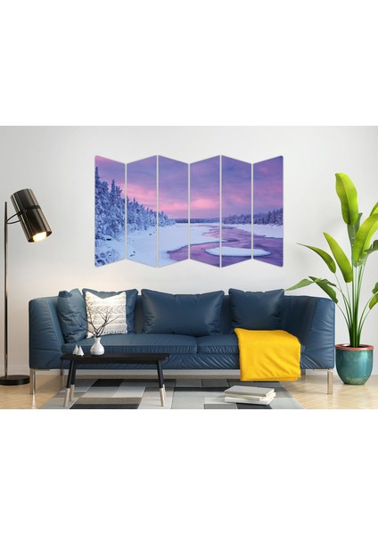 Kar Buz Donmuş Nehir Mdf TABLO-0689 Model-B modelleri