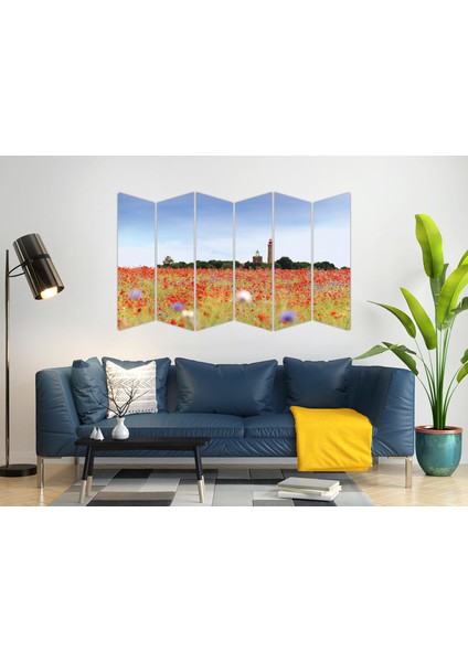 Gelincik Çiçeği Fener Mdf TABLO-0812 Model-B modelleri