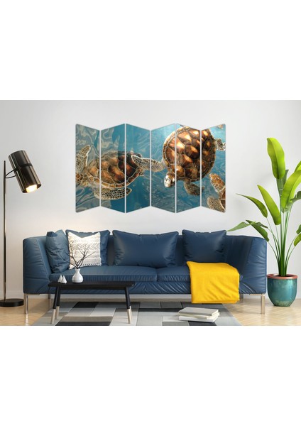 Deniz Kaplumbağası Mdf TABLO-1780 Model-B modelleri