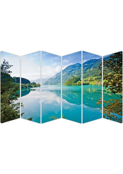 Göl Manzarası Mdf TABLO-3249 Model-B