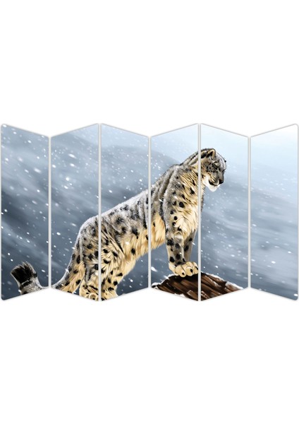 Beyaz Leopar Mdf TABLO-3491 Model-B