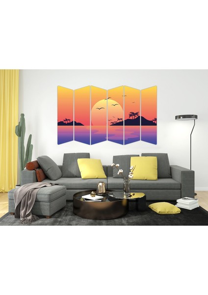 Gün Batımı Sunset Mdf TABLO-1430 Model-B