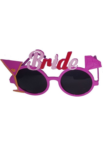 Pembe Renk Bride To Be Parti Gözlüğü