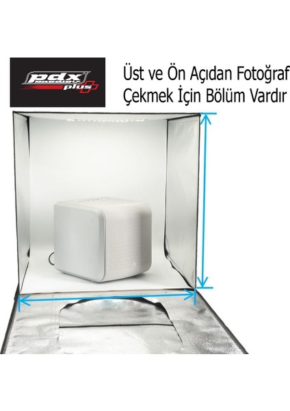 40x40Cm Ürün Çekim Çadırı Dimmerli Profesyonel Led Işıklı Çadır indirimleri