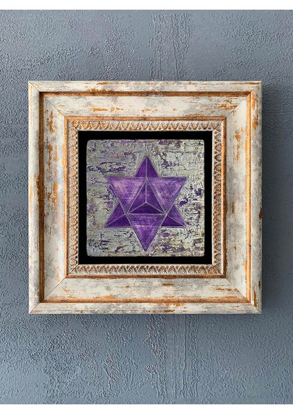 Decor Çerçeveli Taş Duvar Dekoru 20 x 20 cm CDD-40-1068