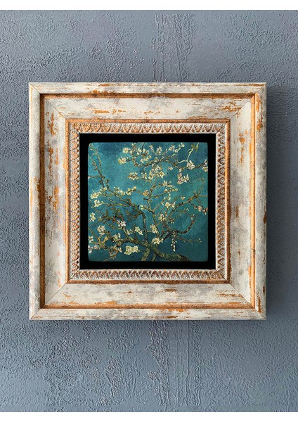Decor Çerçeveli Taş Duvar Dekoru 20 x 20 cm CDD-40-1122