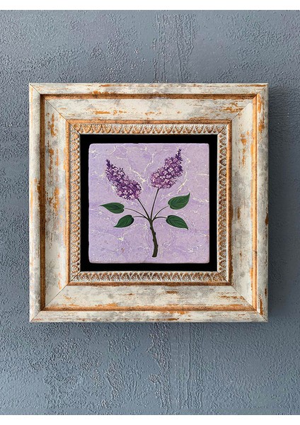 Decor Çerçeveli Taş Duvar Dekoru 20 x 20 cm CDD-40-1127