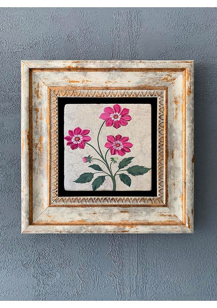 Decor Çerçeveli Taş Duvar Dekoru 20 x 20 cm CDD-40-1135