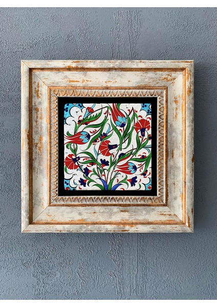 Decor Çerçeveli Taş Duvar Dekoru 20 x 20 cm CDD-40-1227