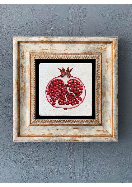 Decor Çerçeveli Taş Duvar Dekoru 20 x 20 cm CDD-40-1228