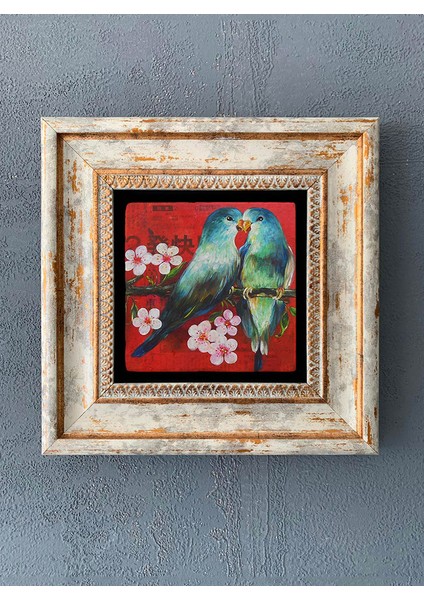 Decor Çerçeveli Taş Duvar Dekoru 20 x 20 cm CDD-40-1230