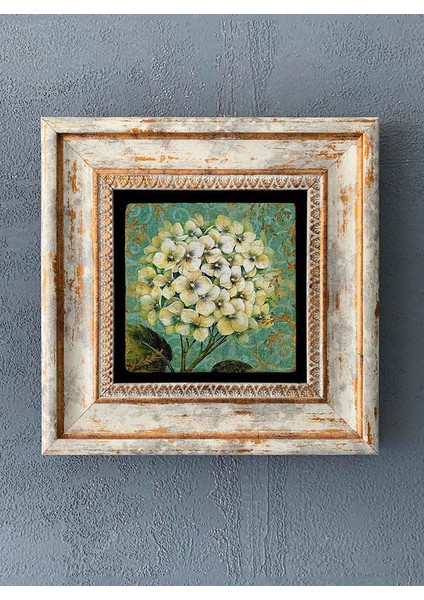 Decor Çerçeveli Taş Duvar Dekoru 20 x 20 cm CDD-40-1268