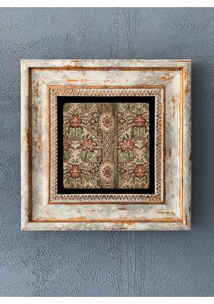 Decor Çerçeveli Taş Duvar Dekoru 20 x 20 cm CDD-40-1316