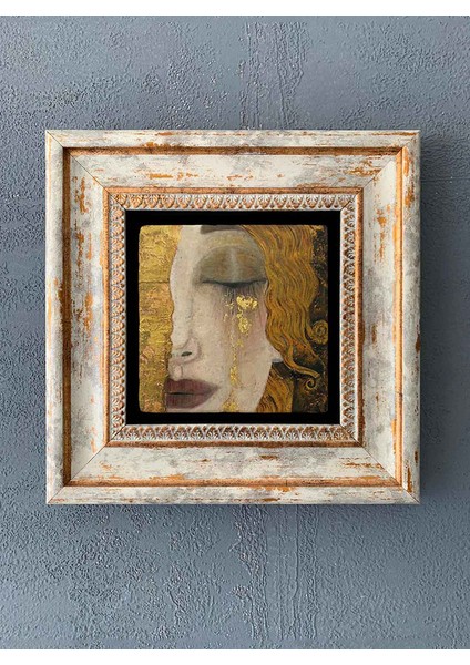 Decor Çerçeveli Taş Duvar Dekoru 20 x 20 cm CDD-40-1337