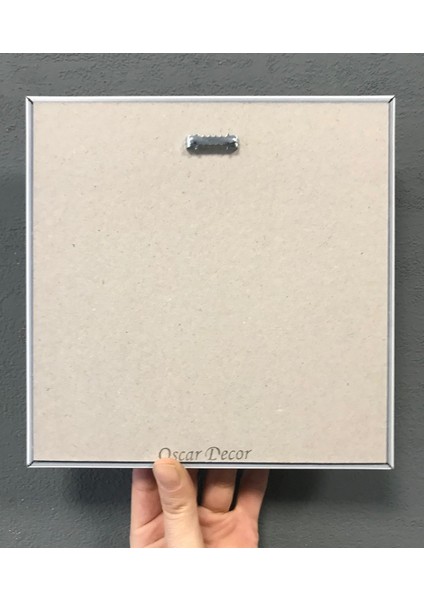 Decor Çerçeveli Taş Duvar Dekoru 20 x 20 cm CDD-40-1366