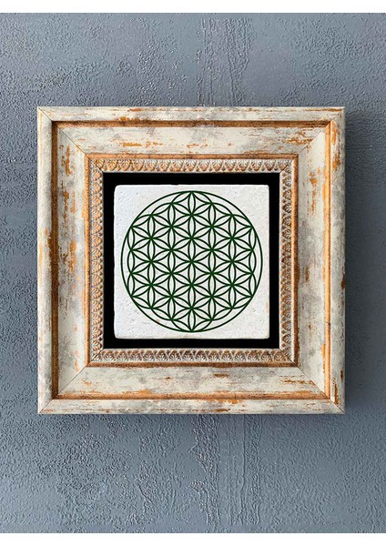 Decor Çerçeveli Taş Duvar Dekoru 20 x 20 cm CDD-40-7780