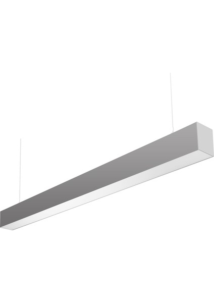 LED Lineer Sarkıt Armatür 6500K 40 Cm (Soğuk Beyaz) (Antrasit Gri)