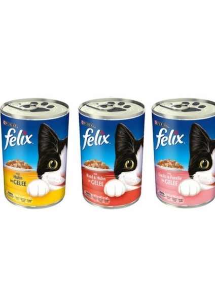 Kedi Konservesi Karışık 24 x 400 gr