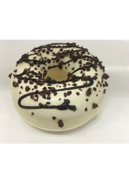 Es Dekor Beyaz Çikolata Parçalı Donut Magnet 7cm