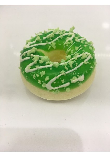 Es Dekor Yeşil Donut Magnet 7cm