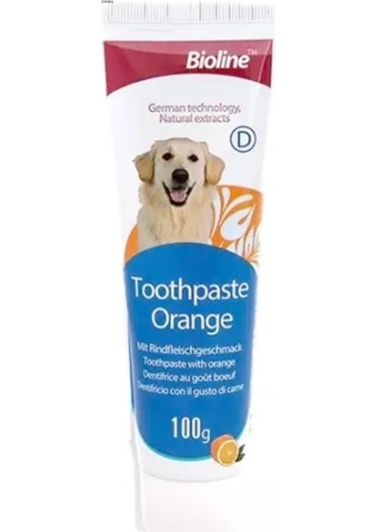 Portakal Aromalı Köpek Diş Macunu 100 Gr