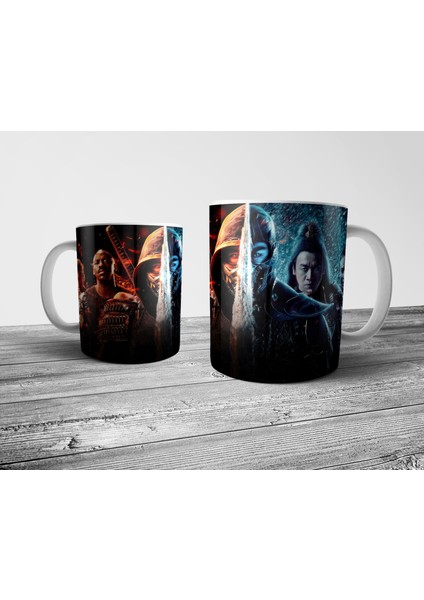 Mortal Kombat The Movie Film Kupa Bardak Model 3 fiyatları