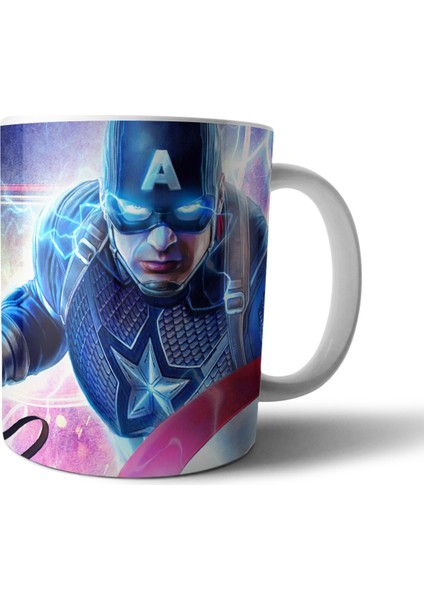 Captain America Kaptan Amerika Kupa Bardak Model 7