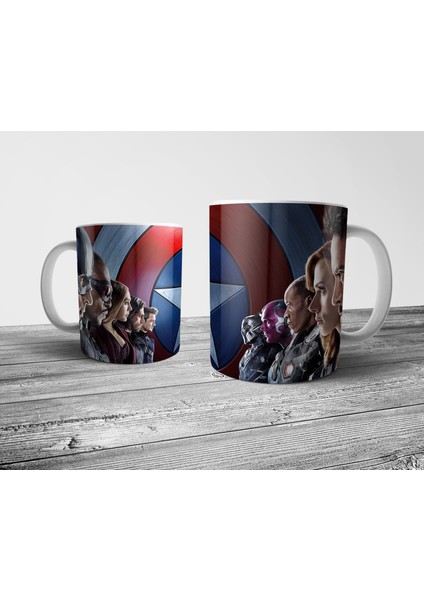 Kahramanların Savaşı Civil War Kupa Bardak Model 1 fiyatları