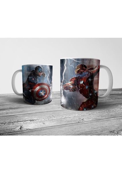 Kahramanların Savaşı Civil War Kupa Bardak Model 3 fiyatları