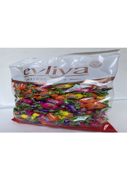 Evliya Favori %20 Meyve Aromalı Dolgulu Yumuşak Atıştırmalık Bayram Şekeri 1 kg modelleri