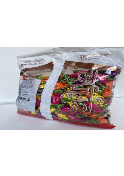 Evliya Favori %20 Meyve Aromalı Dolgulu Yumuşak Atıştırmalık Bayram Şekeri 1 kg fırsatları