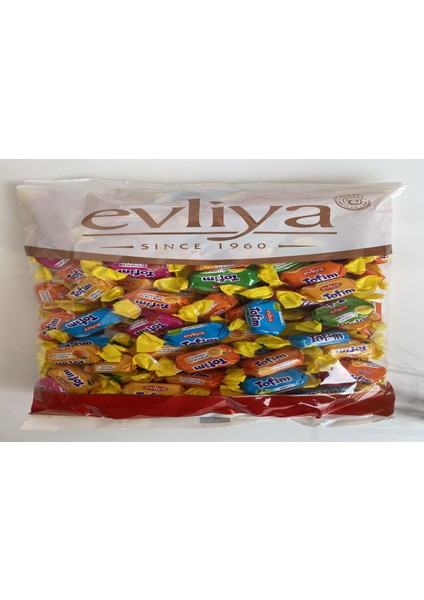 Evliya Tofim Meyveli Yumuşak Atıştırmalık Bayram Şekeri 1 kg