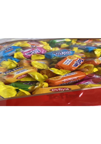 Evliya Tofim Meyveli Yumuşak Atıştırmalık Bayram Şekeri 1 kg fırsatları