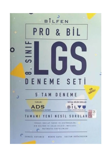 Bilfen Yayınları LGS Probil Deneme Seti