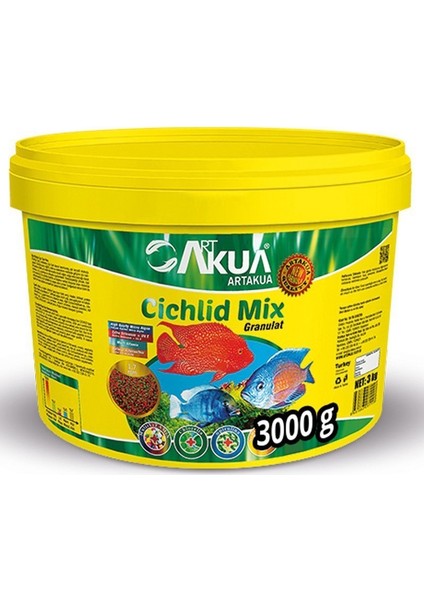 Ciklet Balık Renk Yemi 500 gr