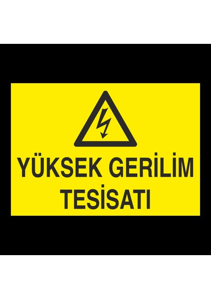 Yüksek Gerilim Tesisatı 40 x 60cm