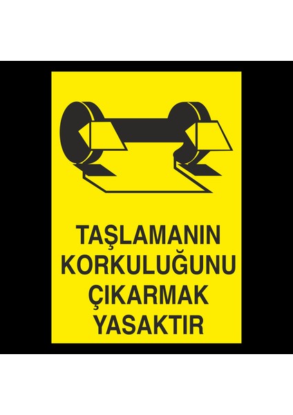 Taşlamanın Korkuluğunu Çıkarmak Yasaktır 30 x 40cm
