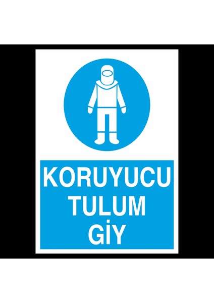 Koruyucu Tulum Giy 40 x 60cm