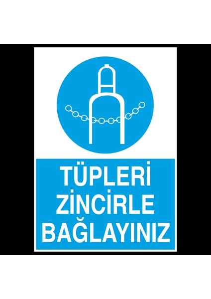 Tüpleri Zincile Bağlayınız 20 x 30cm