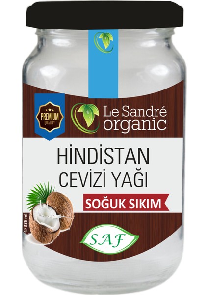 Soğuk Sıkım Hindistan Cevizi Yağı 335 ml