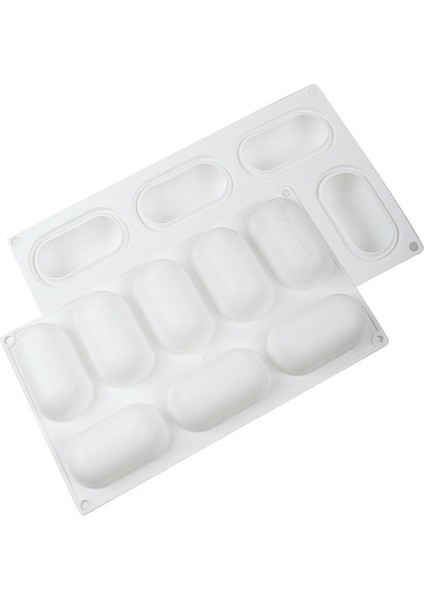 Oval Profesyonel Mousse, Kek Kalıbı 8'li