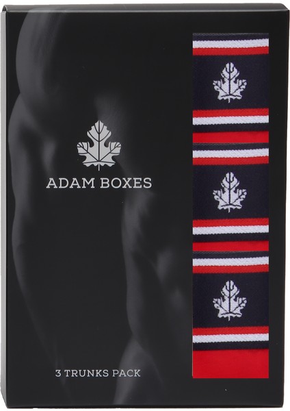 Boxer Trunk Neo-Maritime 3'lü Paket - Kırmızı indirimleri