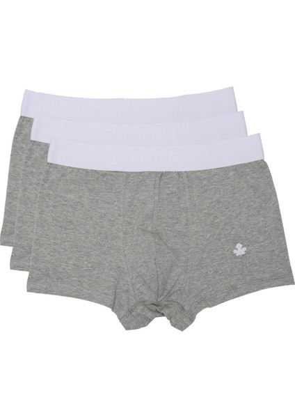 Boxer Trunk Neo-Cosy 3'lü Paket - Gri