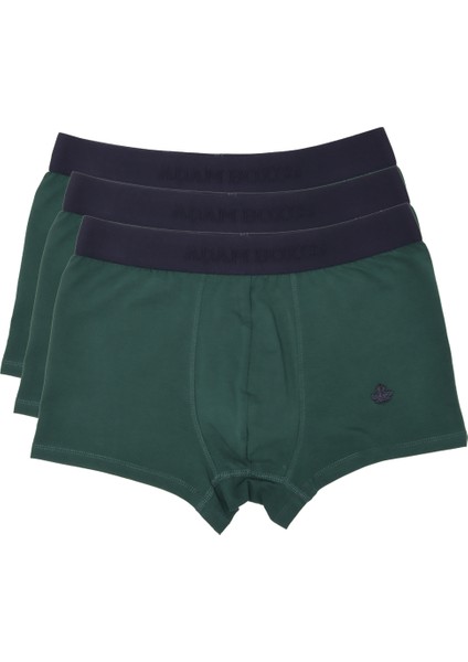 Boxer Trunk Neo-Gracia 3'lü Paket - Koyu Yeşil